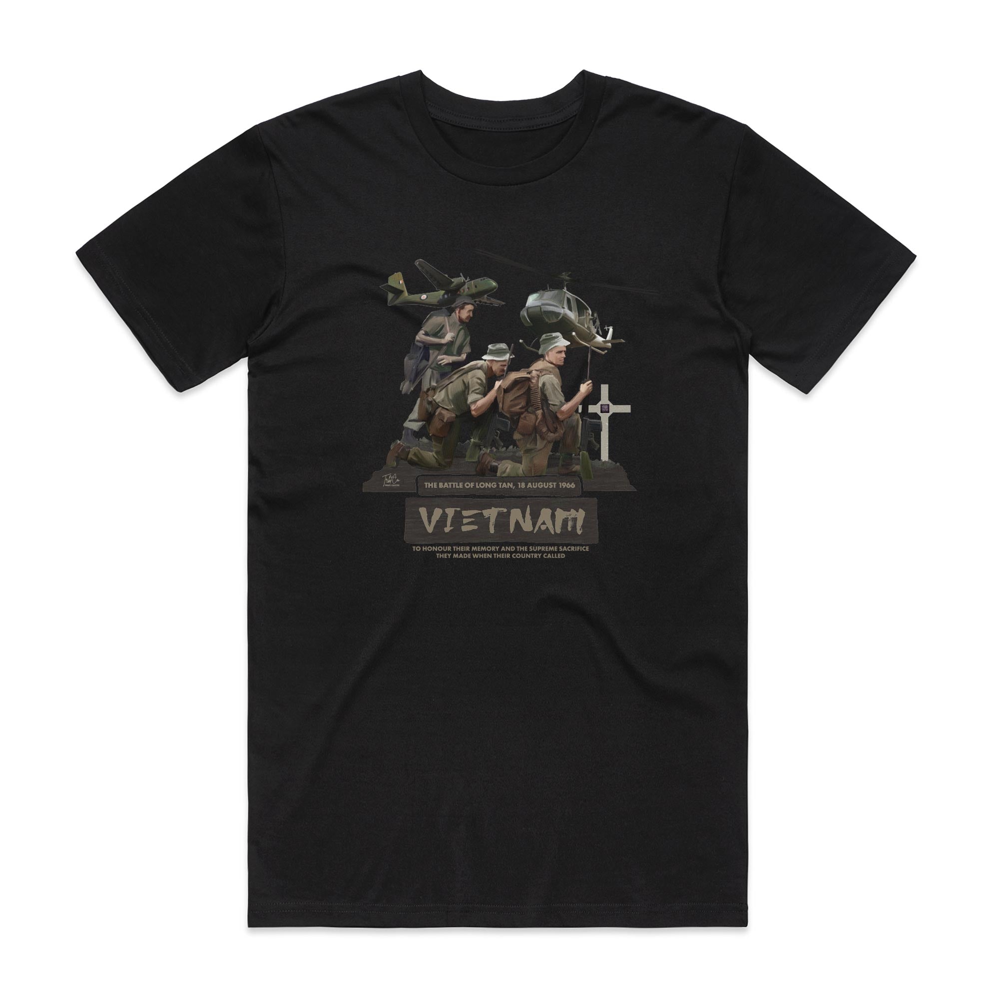 Battle Of Long Tan cotton t-shirt