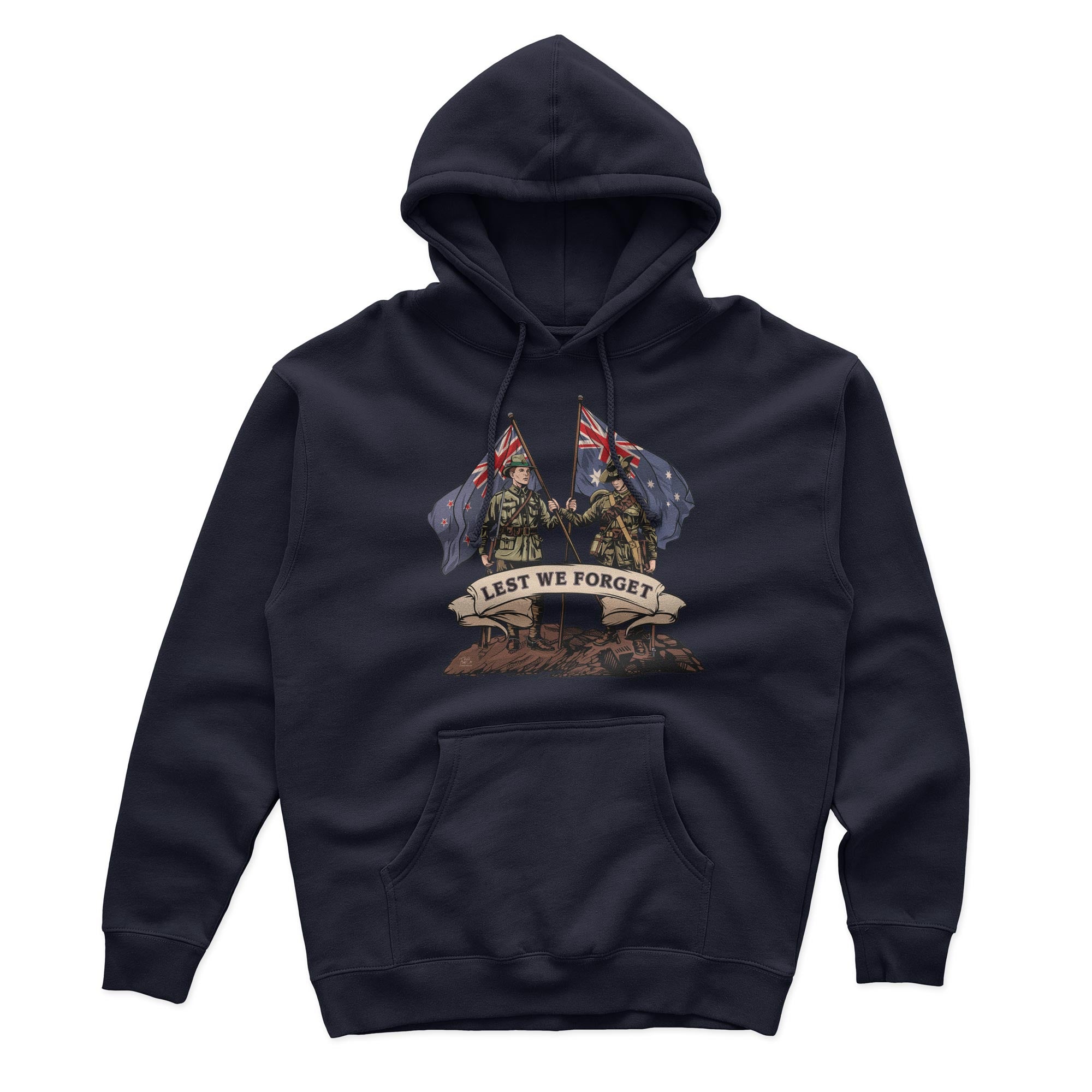 Army Corps cotton hoodie