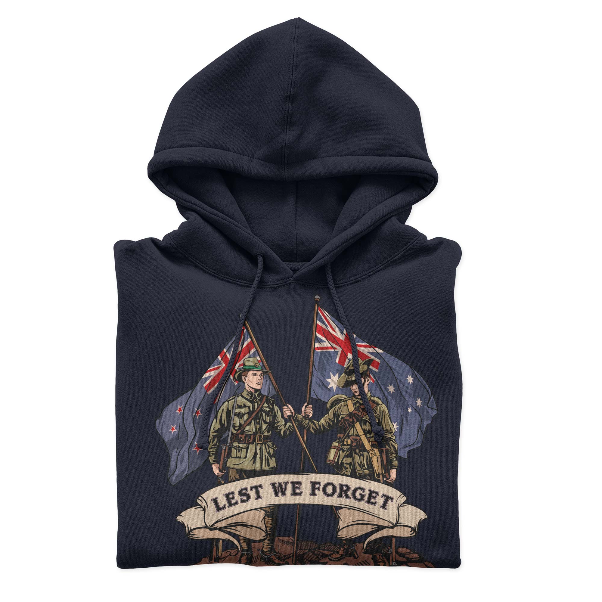 Army Corps cotton hoodie