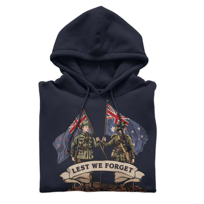 Army Corps cotton hoodie