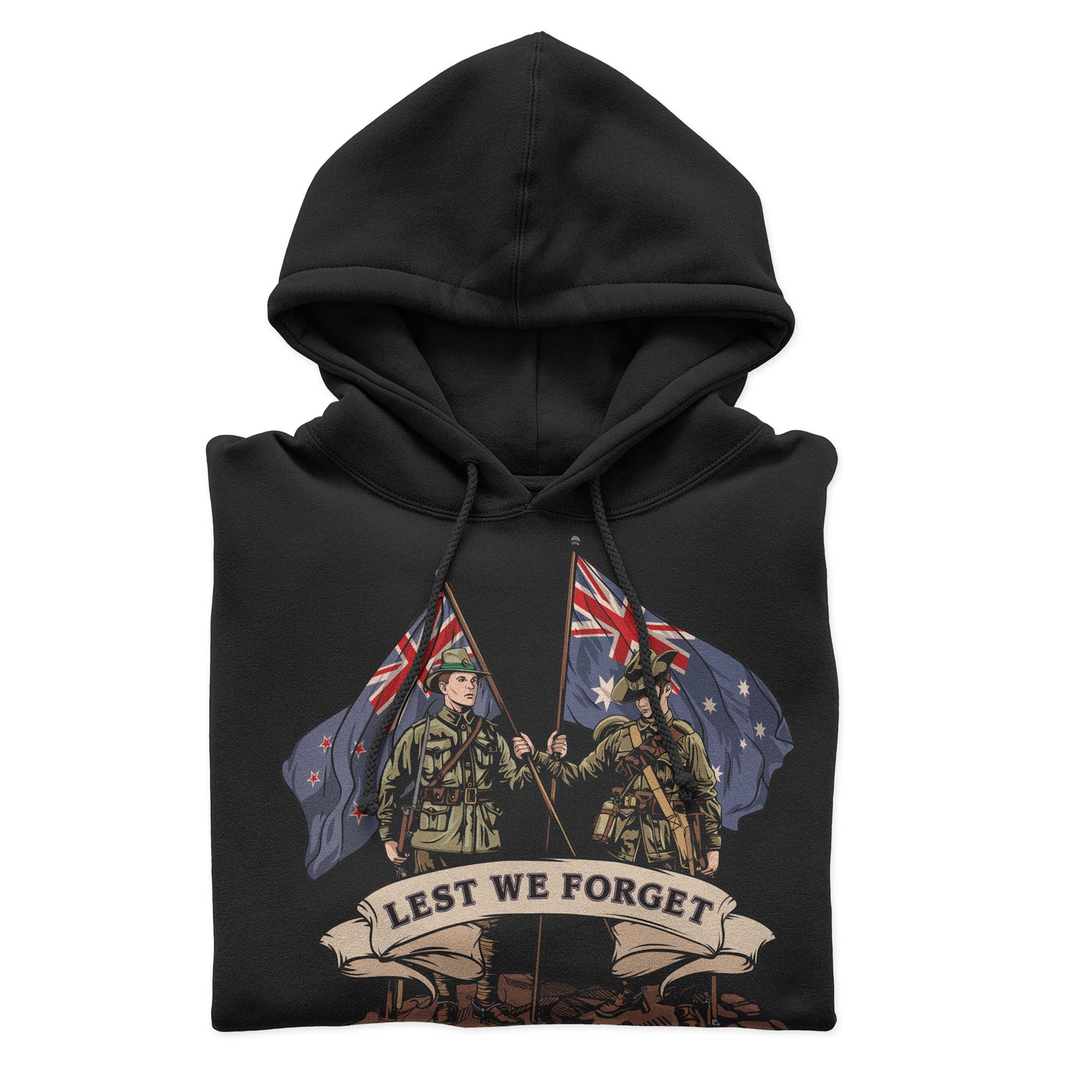 Army Corps cotton hoodie