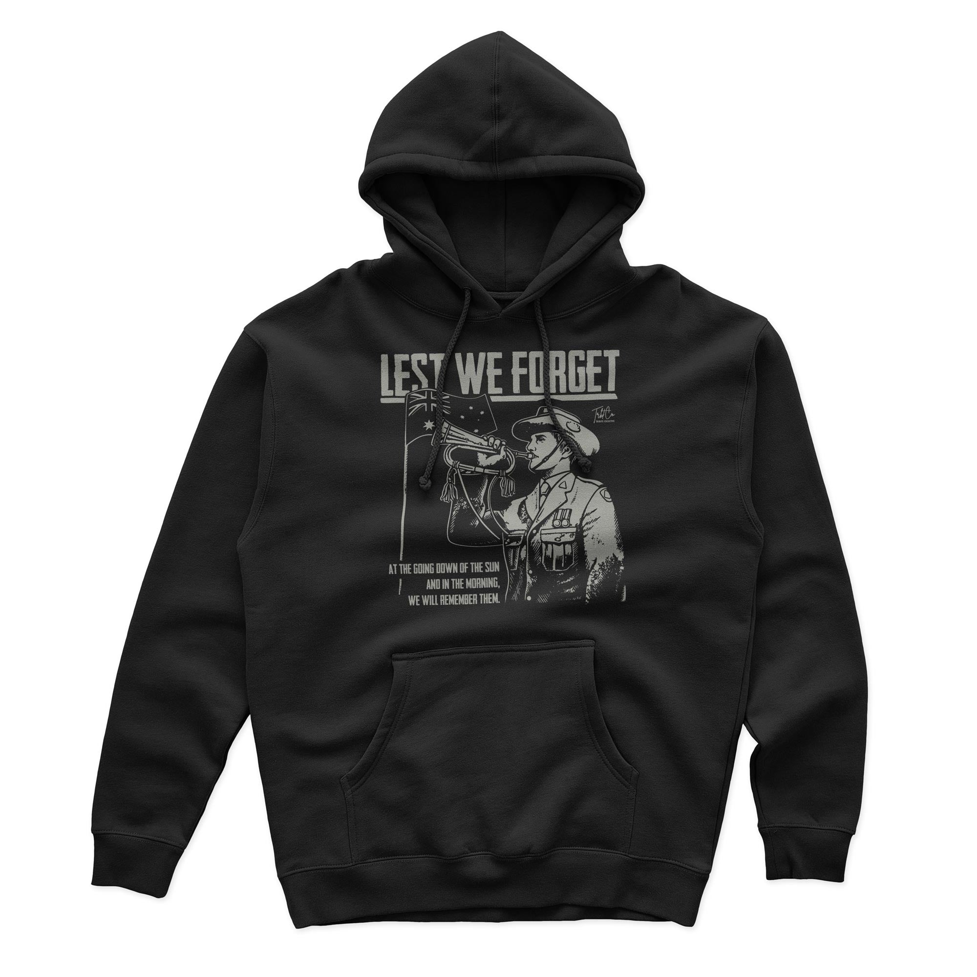 The Lone Bugler cotton hoodie