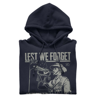 The Lone Bugler cotton hoodie