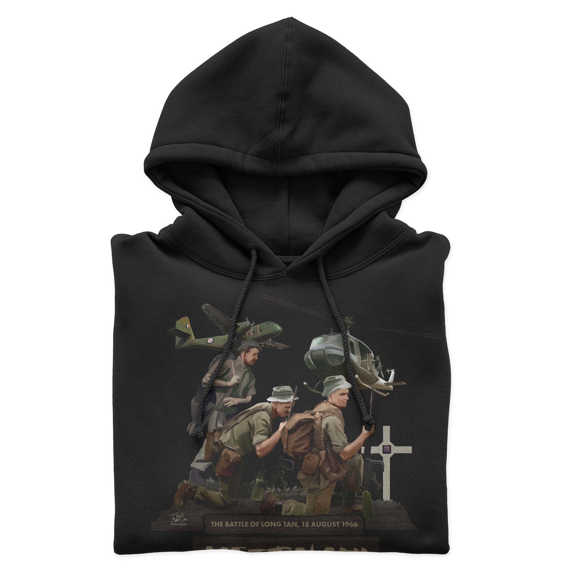 Battle Of Long Tan cotton hoodie