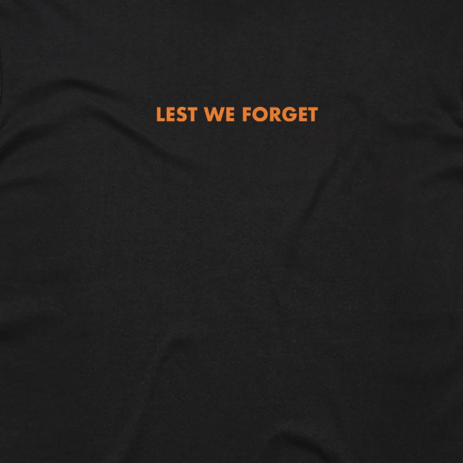 Lest We Forget + AUS Flag cotton t-shirt