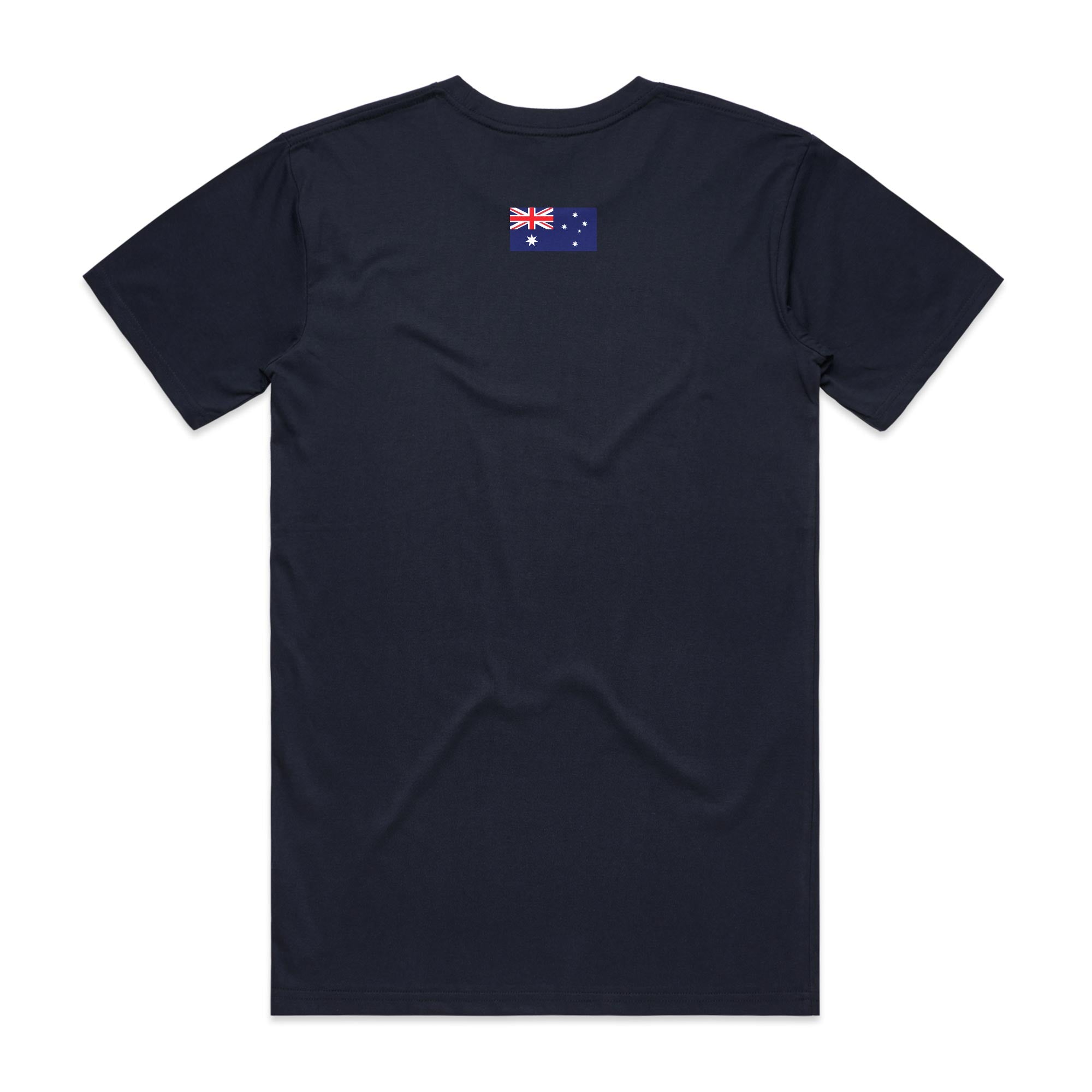 Lest We Forget + AUS Flag cotton t-shirt