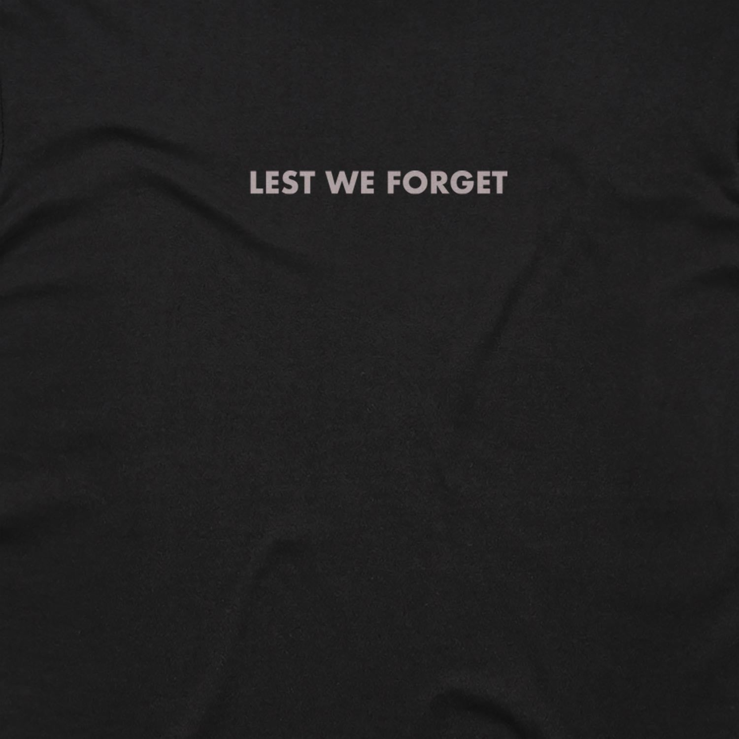 Lest We Forget + NZ Flag cotton t-shirt