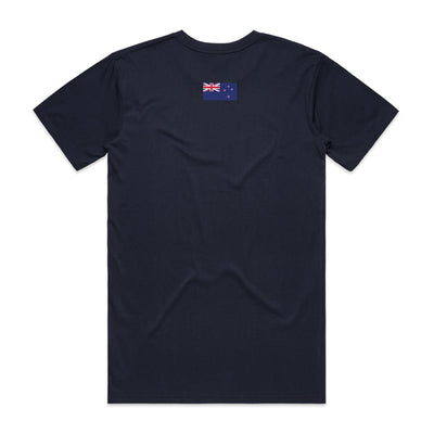 Lest We Forget + NZ Flag cotton t-shirt