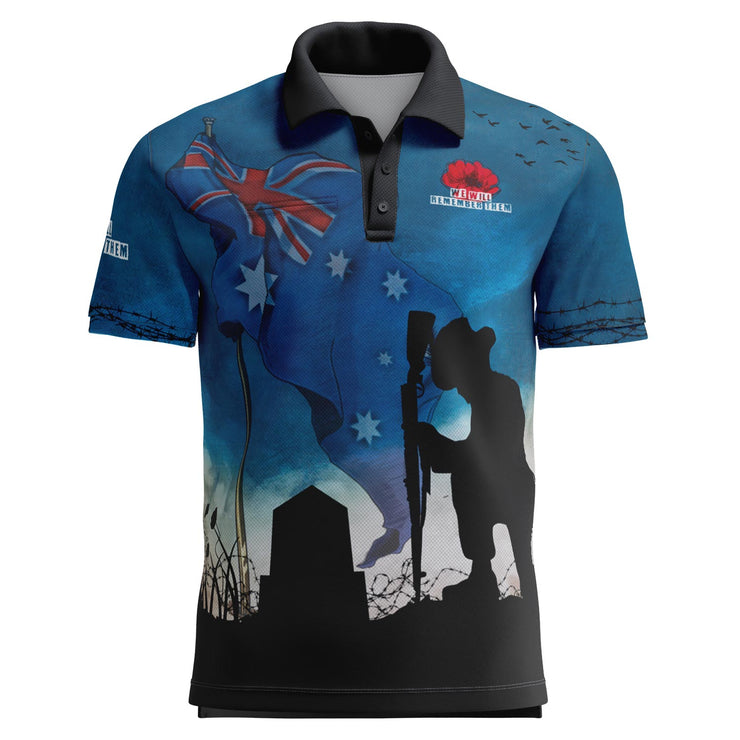 Remembrance polo with pocket