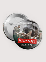 Vietnam Veterans pin-back button