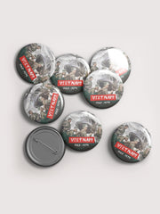 Vietnam Veterans pin-back button